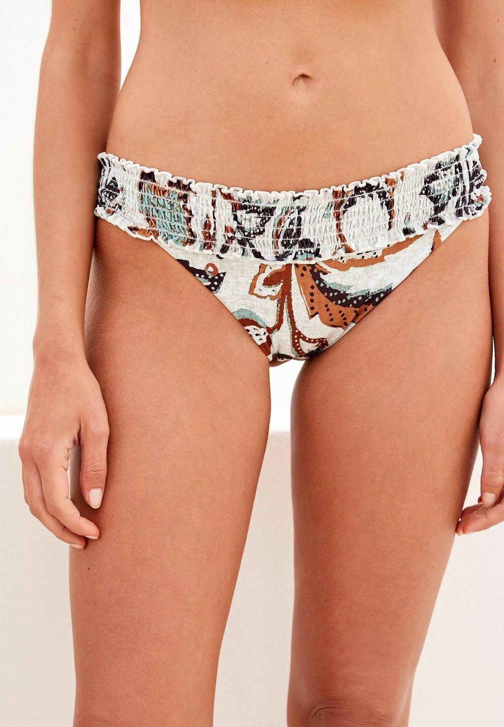 

Низ бикини Трусики БИКИНИ С ПРИБОРКАМИ Next, цвет ecru cream brown