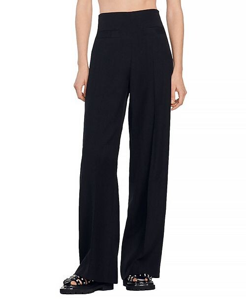 

Энрике Широкие брюки Sandro, цвет Black