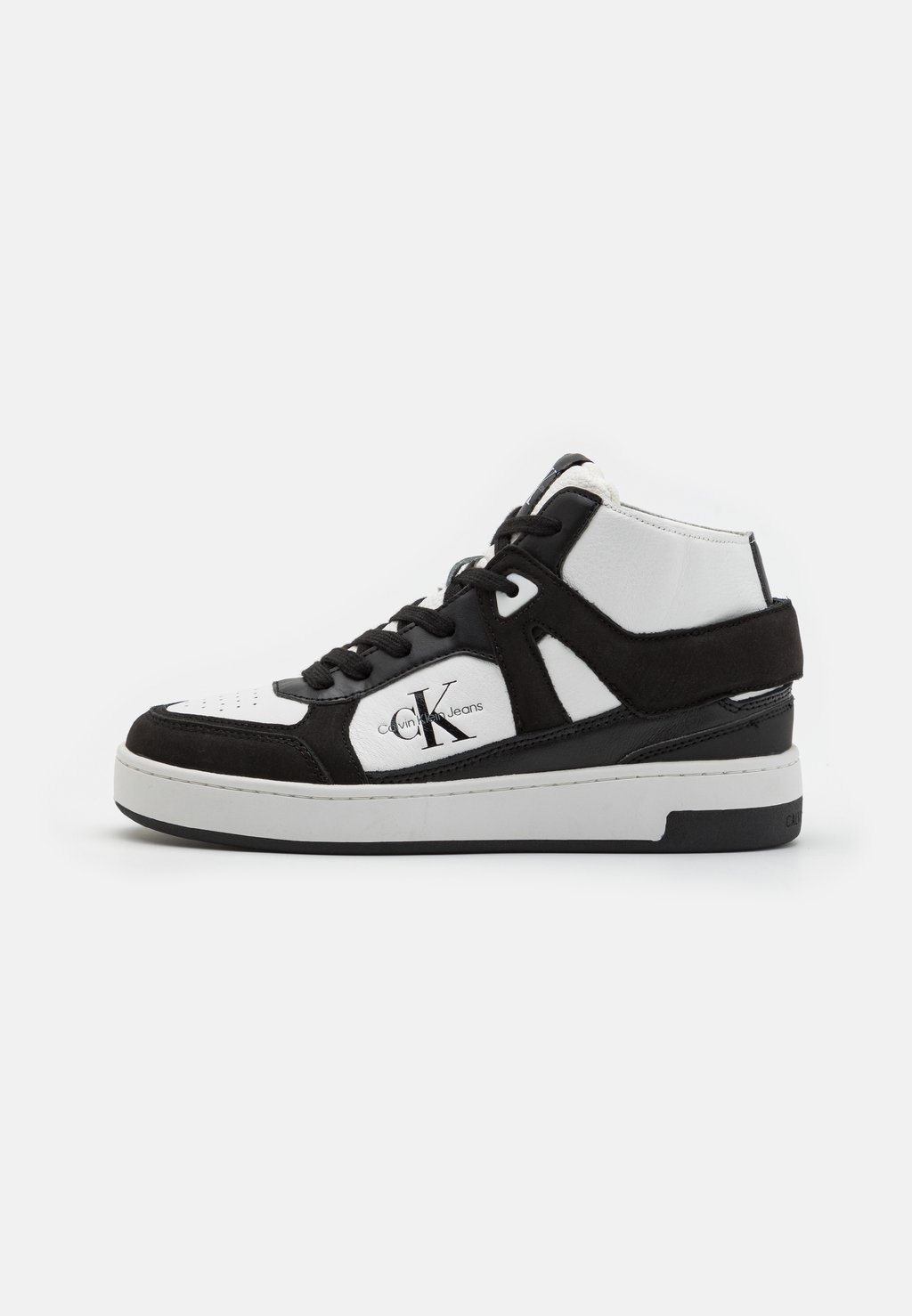 

Высокие туфли Calvin Klein Jeans BASKET CUPSOLE, цвет black/bright white, Черный