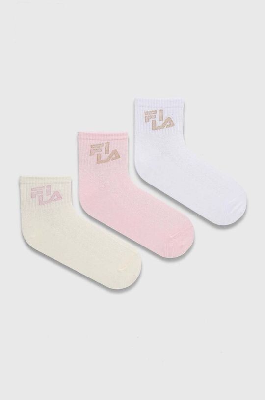 

3 пары носков Fila, розовый