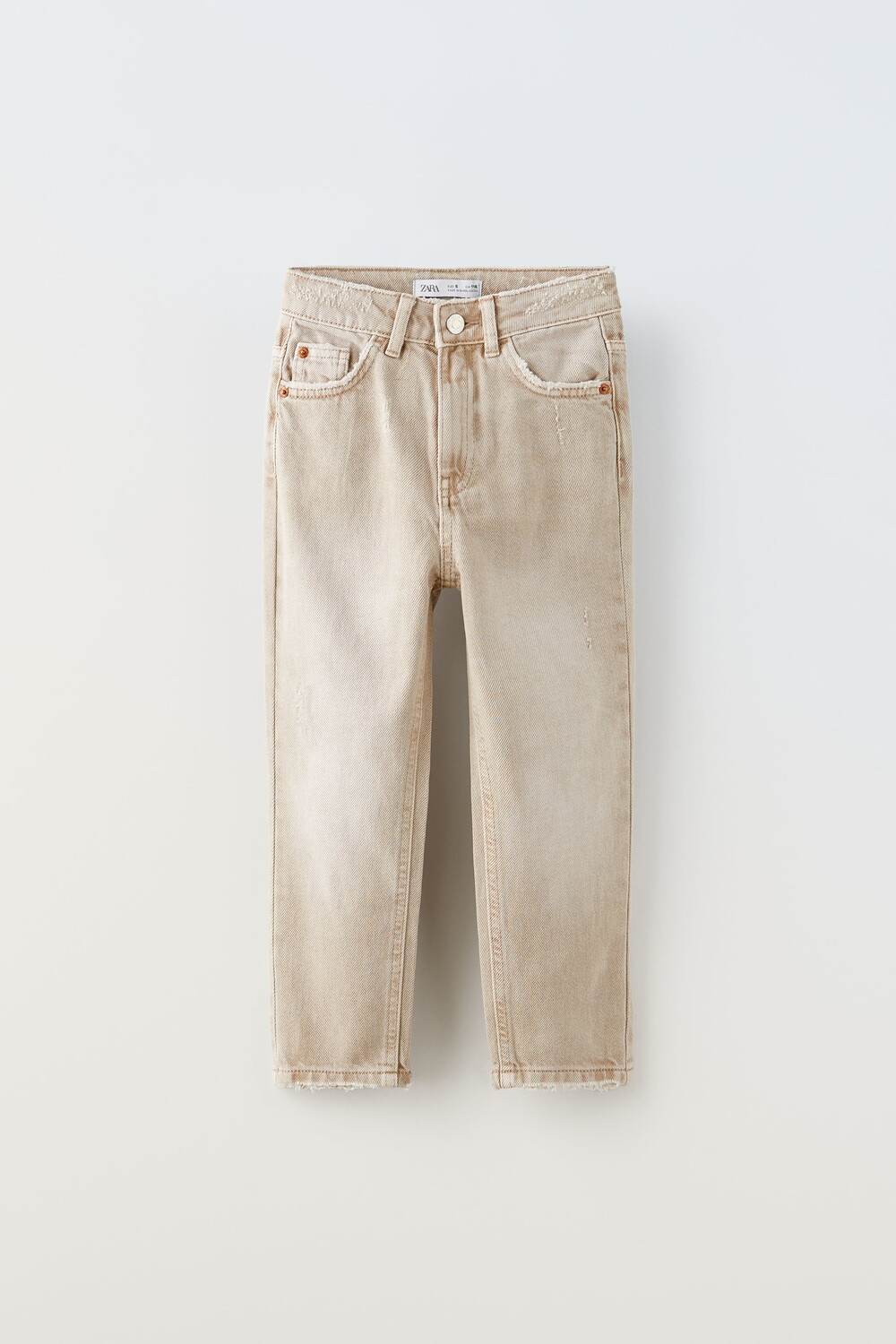 

Джинсы для мам Zara, песок