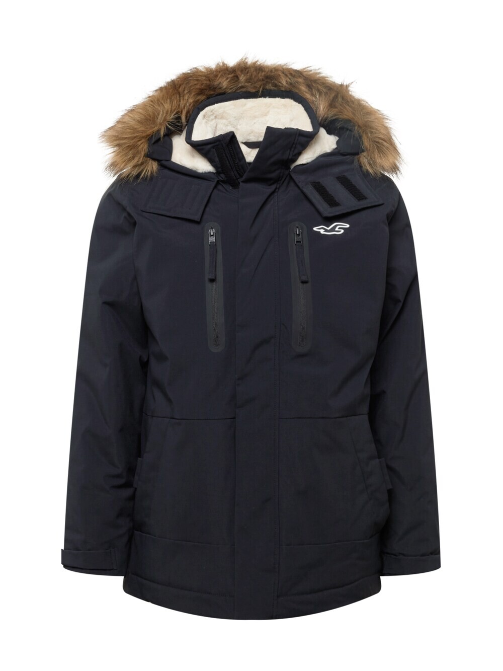 

Зимняя парка Hollister, черный