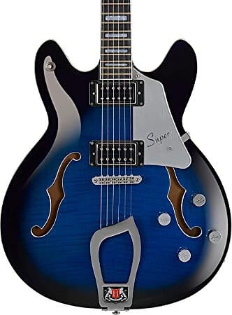 

Электрогитара Hagstrom Super Viking Dark Baltic Sea Semi-Hollow Electric, Authorized Dealer