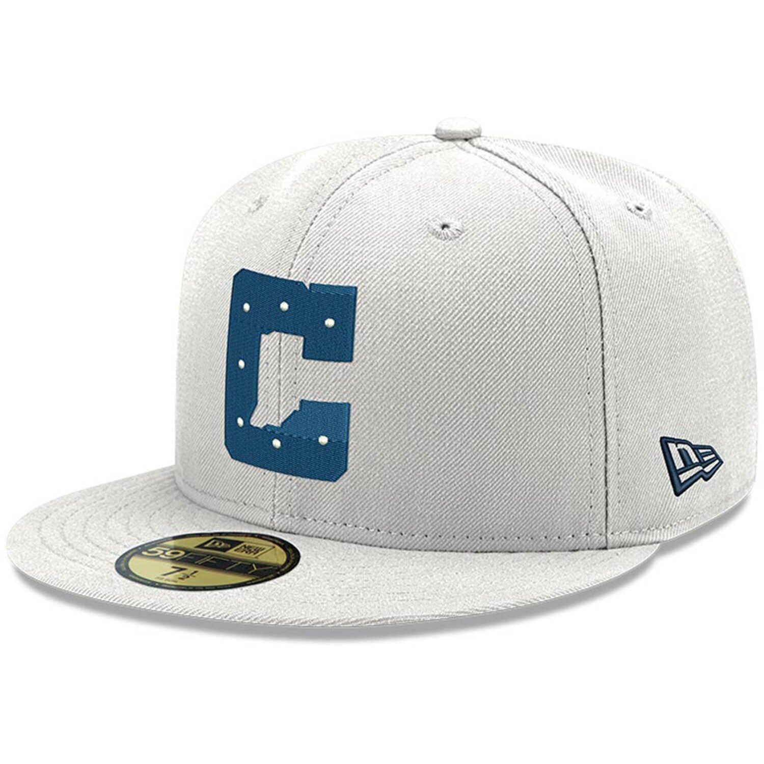 

Мужская приталенная шляпа New Era White Indianapolis Colts Omaha Secondary Logo 59FIFTY