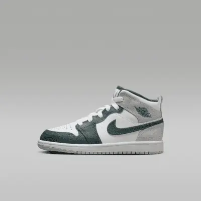 

Кроссовки Jordan 1 Mid SE, цвет White/Sail/Neutral Grey/Oxidized Green