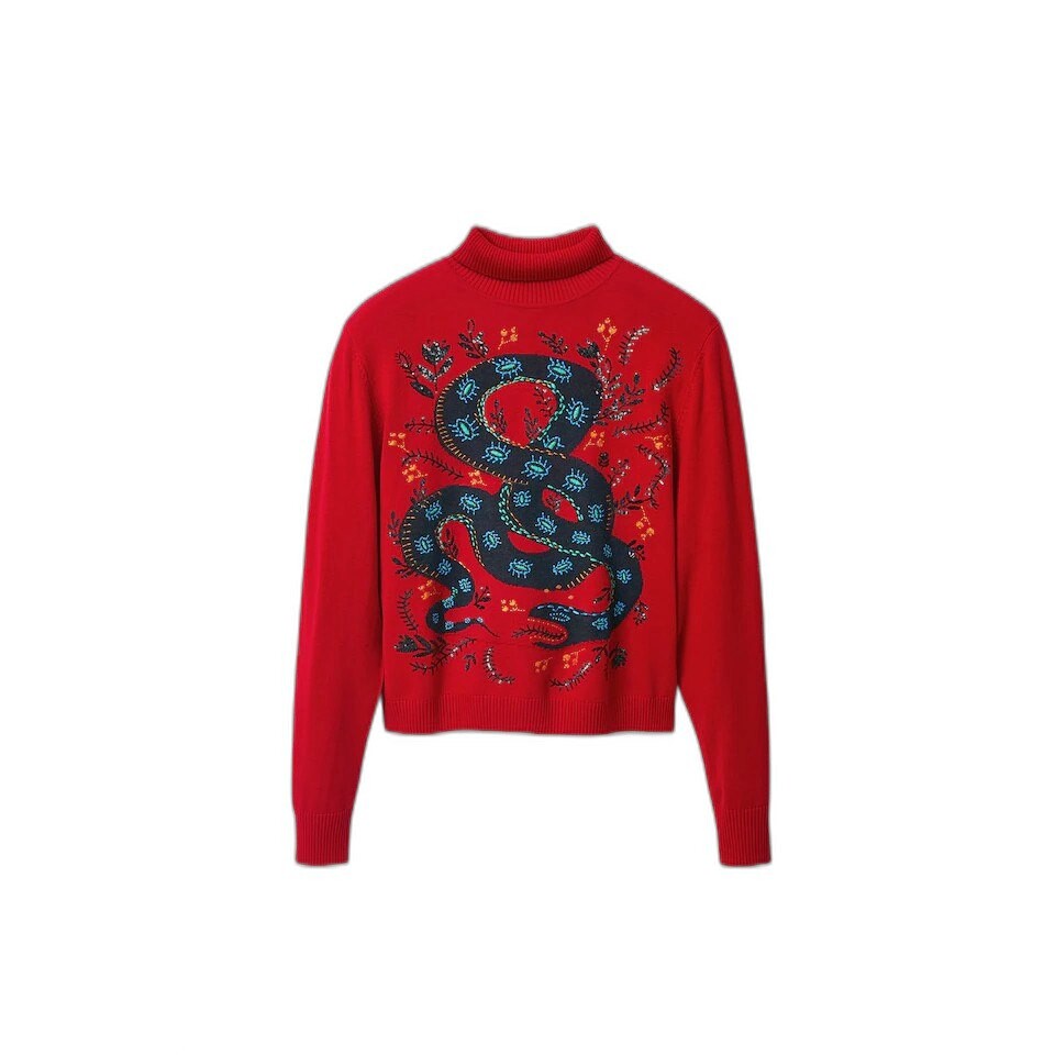 

Свитер Desigual Tula, красный