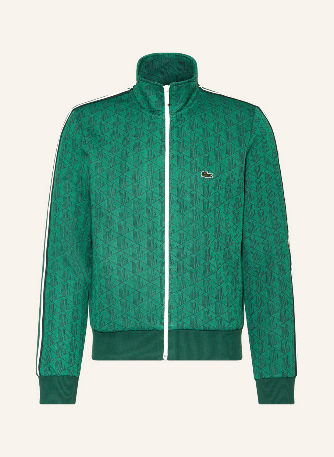 

Куртка LACOSTE mit Galonstreifen, зеленый