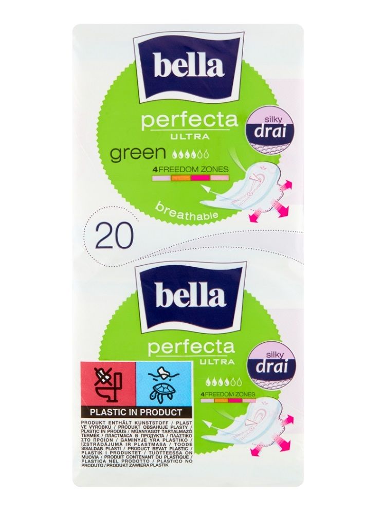 Гигиенические салфетки Bella Perfecta Ultra Green фото