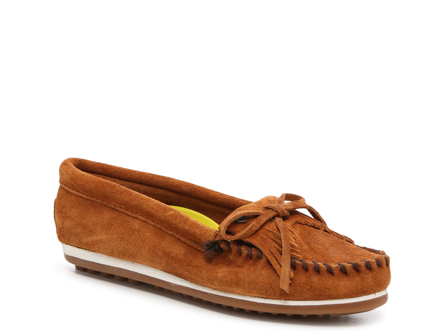 Мокасины Minnetonka Kilty Plus, коньячный мокасины minnetonka kilty multicolor