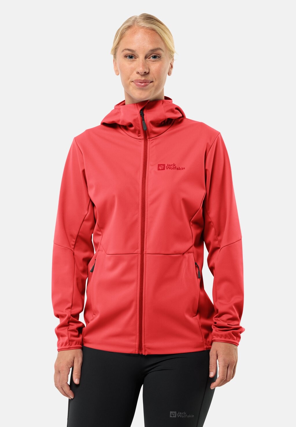 

Дождевик/водоотталкивающая куртка FELDBERG HOODY Jack Wolfskin, цвет vibrant red