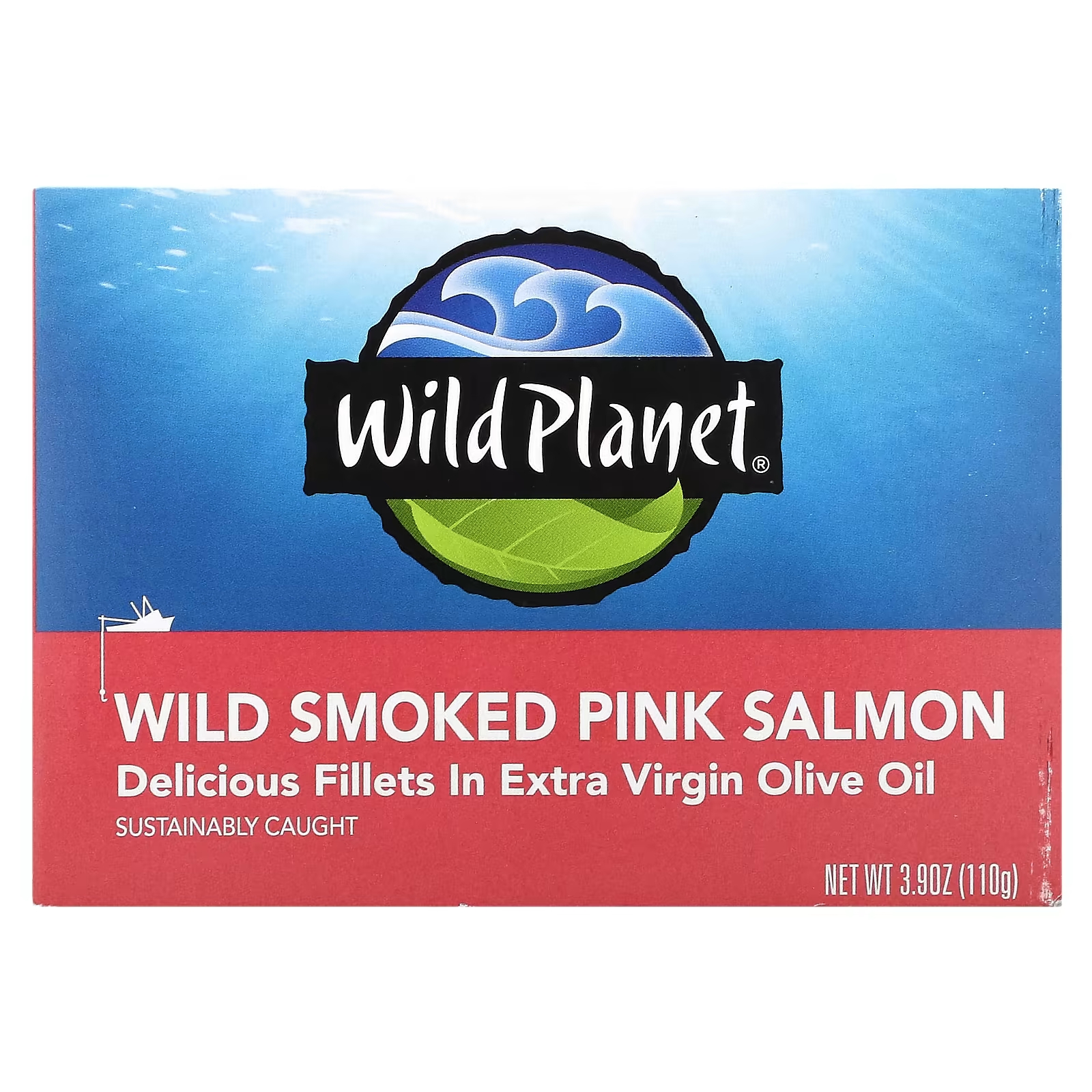 Пищевая добавка Wild Planet Дикая копченая горбуша, 110г горбуша cross fish мини филе в панировке 240 г
