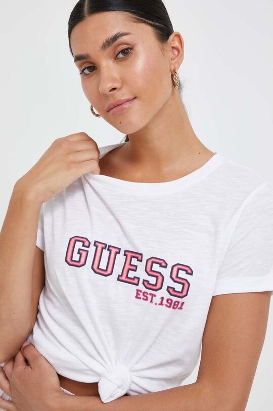

Футболка из хлопка Guess, белый