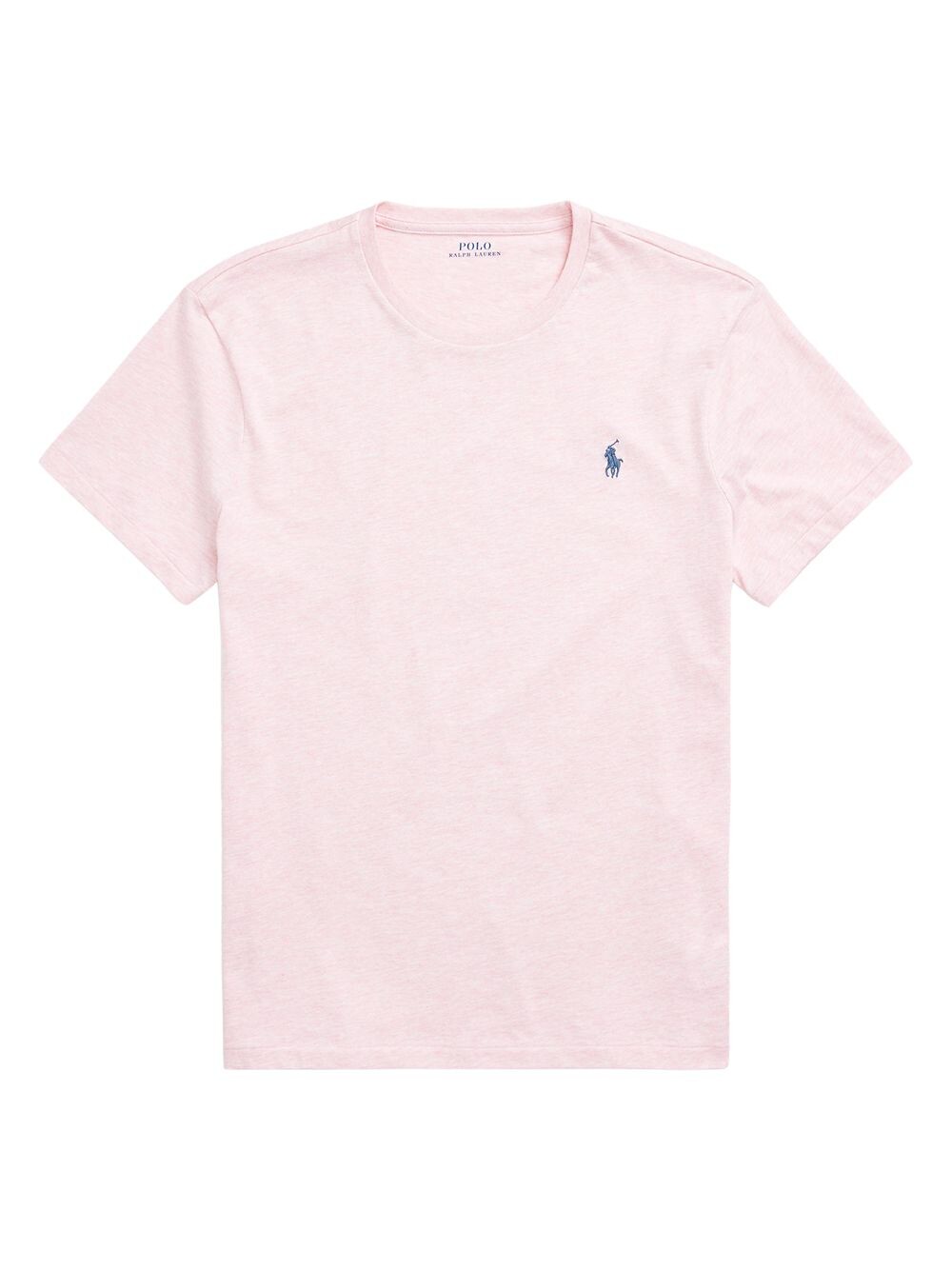 

Хлопковая футболка с круглым вырезом Polo Ralph Lauren, розовый
