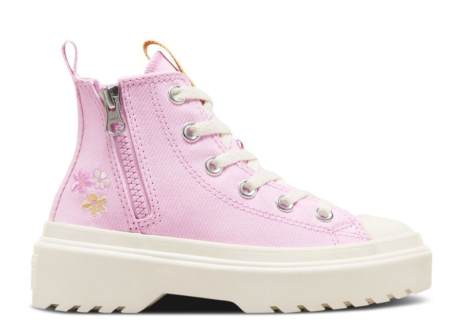 

Кроссовки Converse Chuck Taylor All Star Lugged Lift Platform High Gs 'Embroidered Flowers', розовый