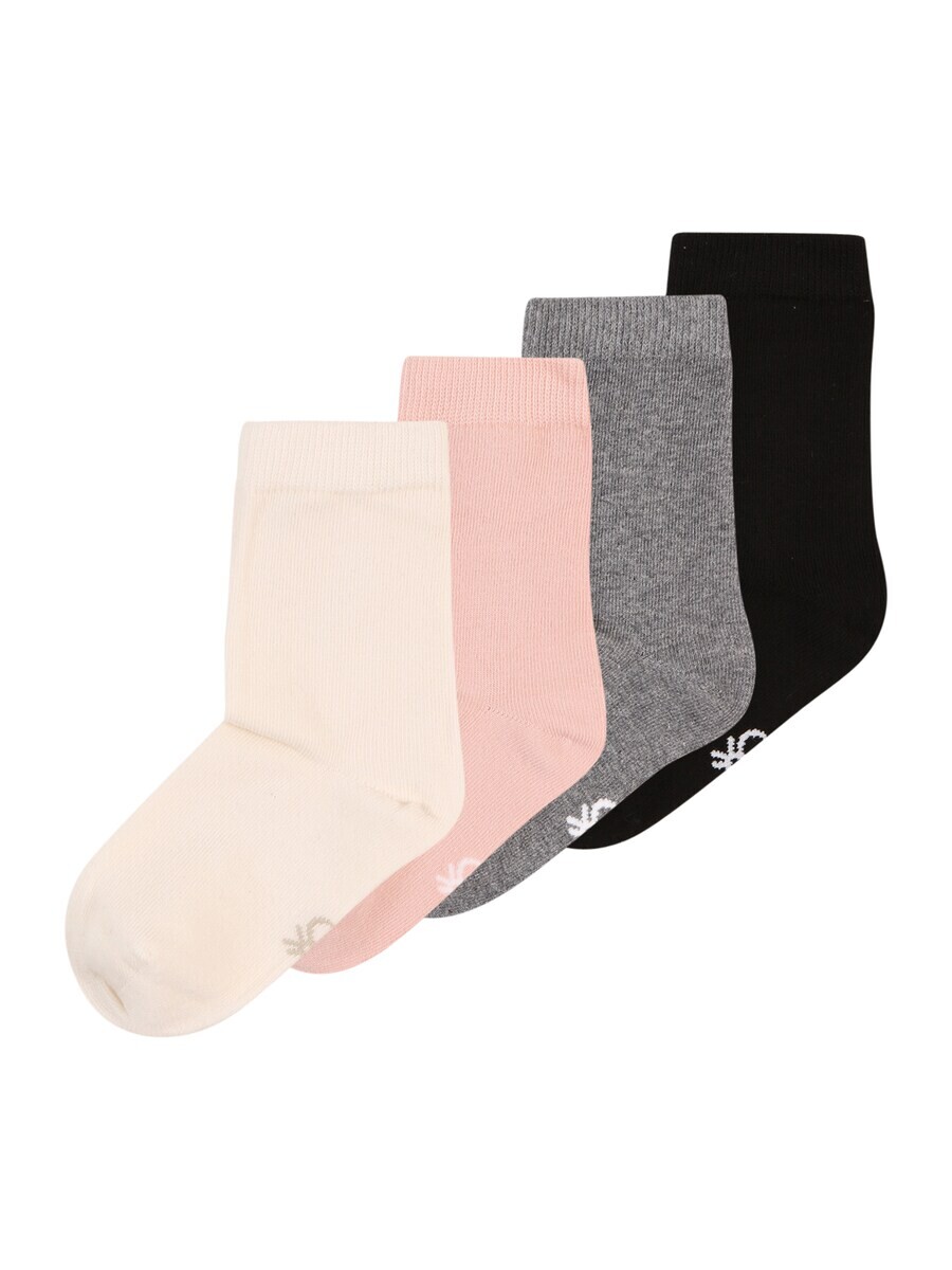 

Носки UNITED COLORS OF BENETTON Socks, бежевый/пятнистый серый/розовый/черный
