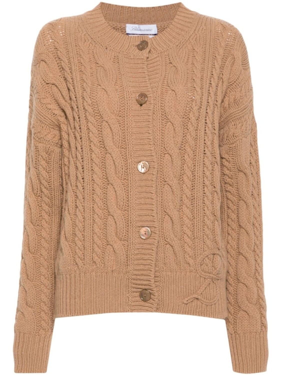 

Blumarine кардиган толстой вязки, нейтральный цвет