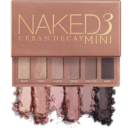 

Urban Decay Naked3 Mini Eyeshadow Palette Пигментированная палитра для макияжа глаз для путешествий до 12 часов