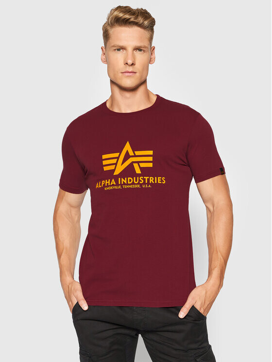 

Футболка стандартного кроя Alpha Industries, красный