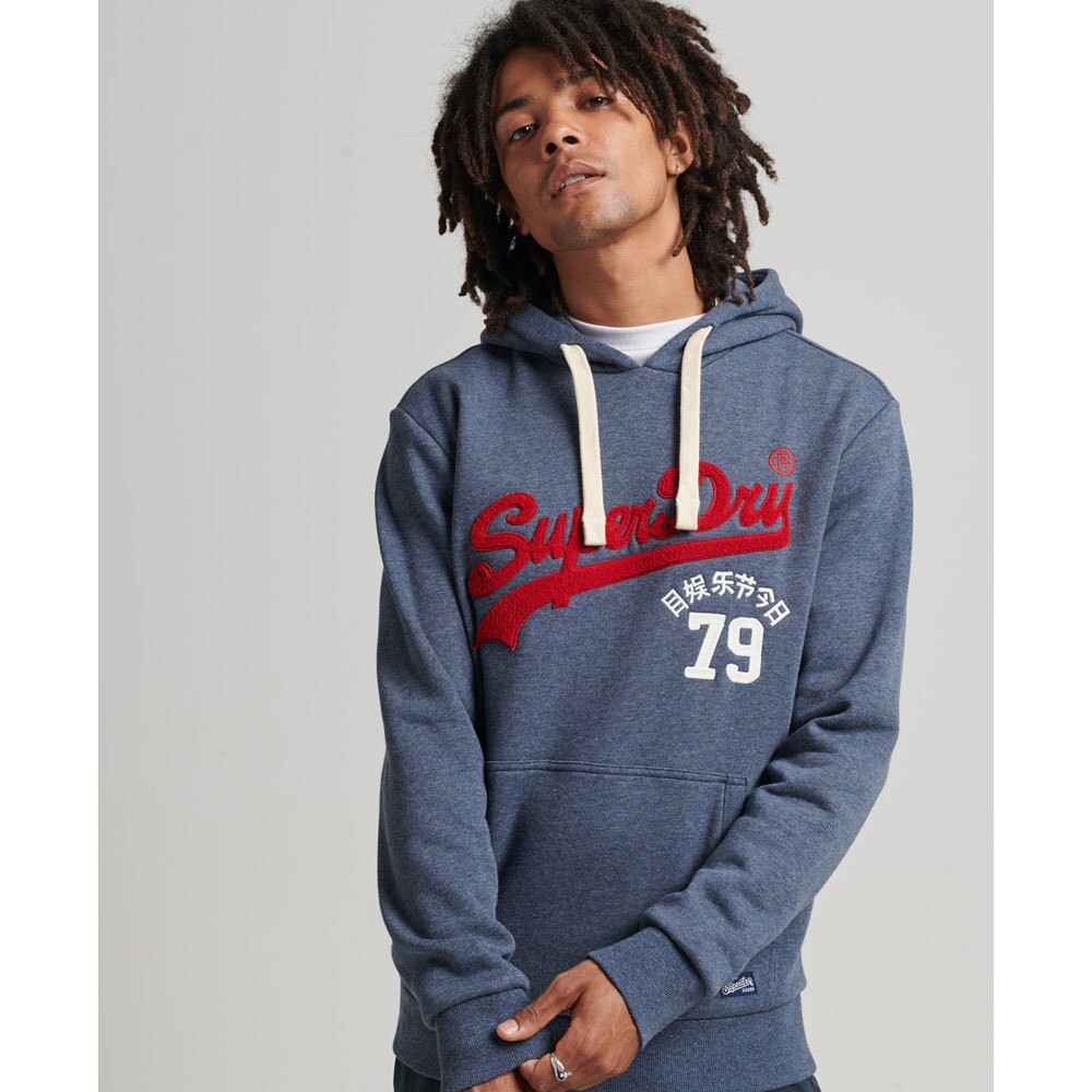 

Худи Superdry Vintage Vl Interest, синий