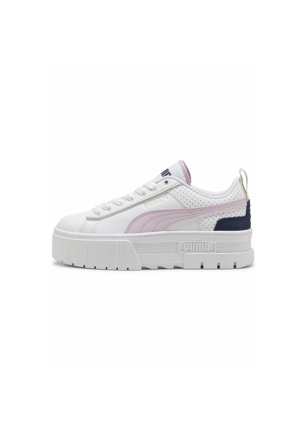 Кроссовки низкие MAYZE MATCH POINT Puma, цвет white-grape mist-club navy кроссовки puma mayze interest white pale grape