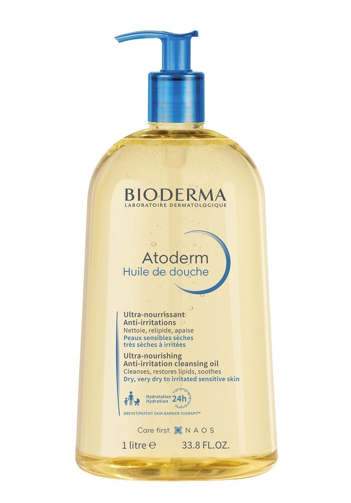 Bioderma Atoderm Huile De Douche масло для ванны, 1000 ml ультра увлажняющее масло для душа ultra hydratant huile de douche масло 500мл
