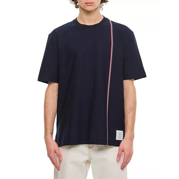 

Футболка cotton t-shirt Thom Browne, синий