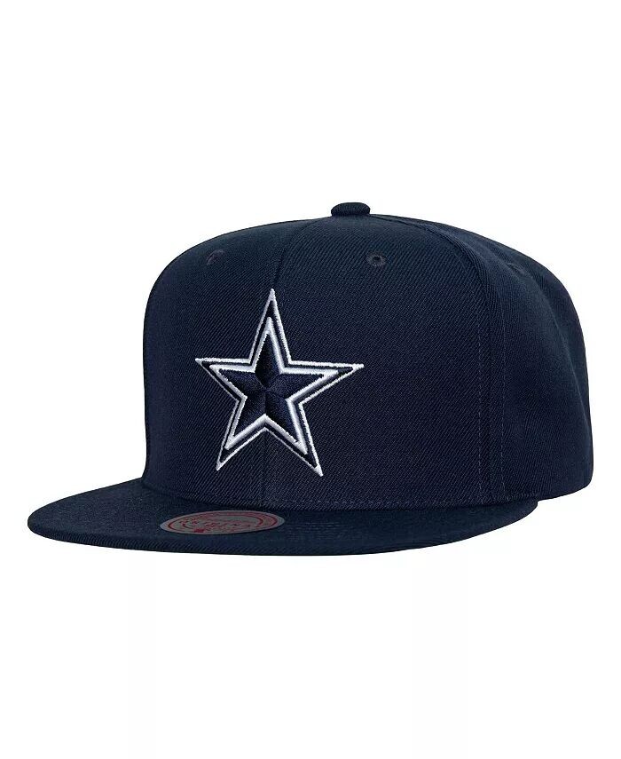 

Мужская темно-синяя кепка Dallas Cowboys Team Ground Snapback Mitchell & Ness, синий
