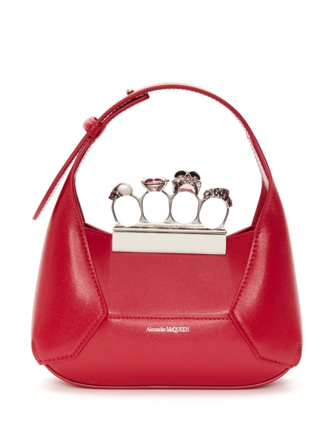 

Alexander McQueen мини-сумка The Jewelled, красный