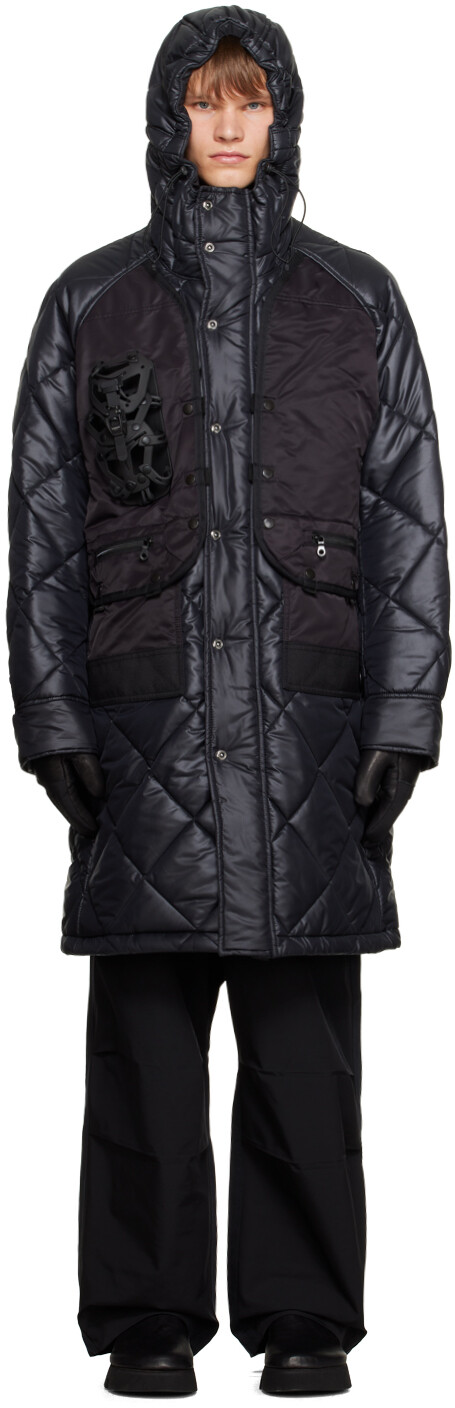 

Черное пальто Innerraum Edition Junya Watanabe, Черный