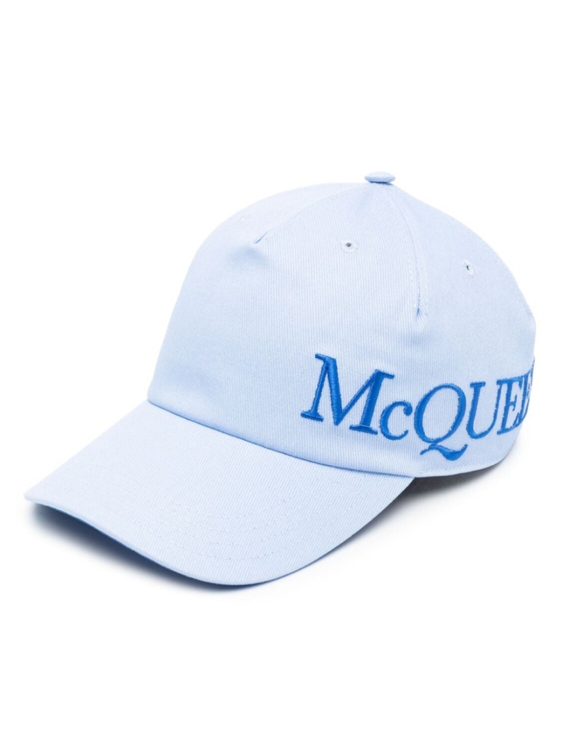 

Alexander McQueen бейсболка с вышитым логотипом, синий