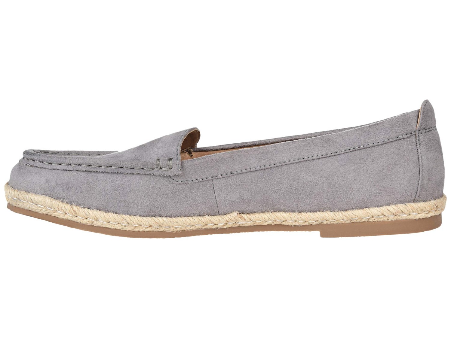 

Лоферы Journee Collection Comfort Foam Cinndy Espadrille Flat, серый