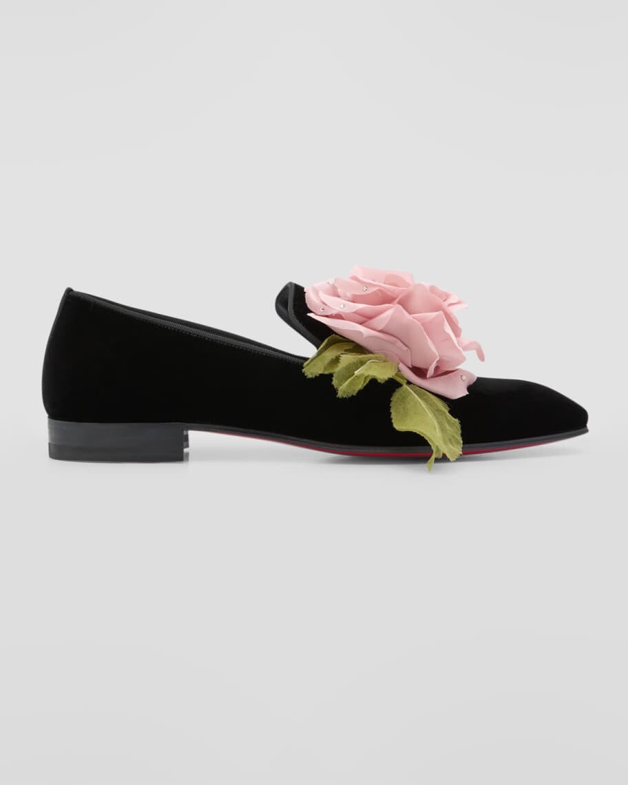 

Мужские бархатные лоферы Dandyflor Christian Louboutin