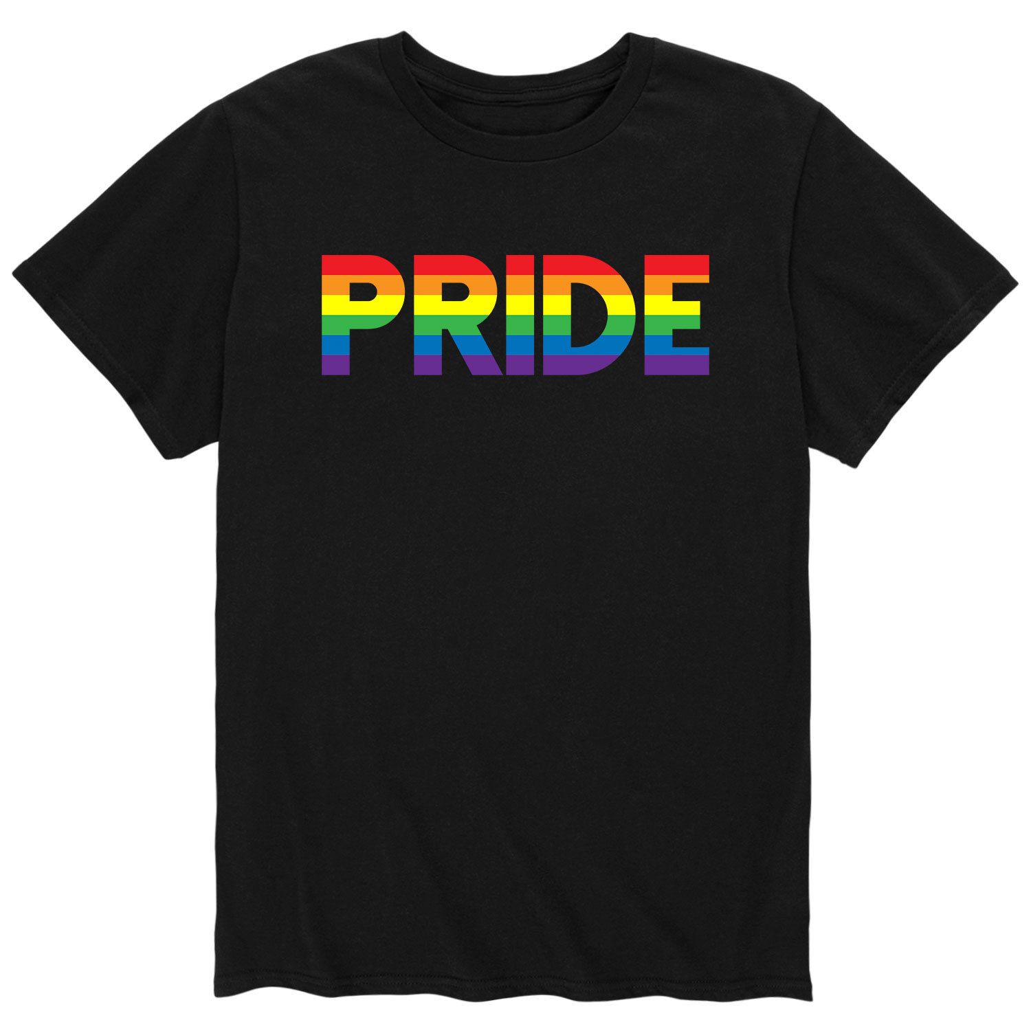 цена Мужская футболка с рисунком Rainbow Pride Licensed Character