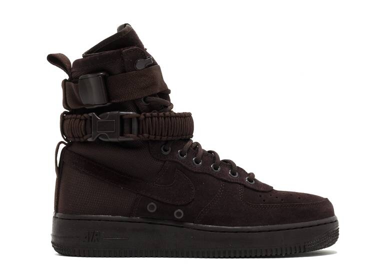 

Кроссовки Nike SF AIR FORCE 1 'VELVET BROWN', коричневый