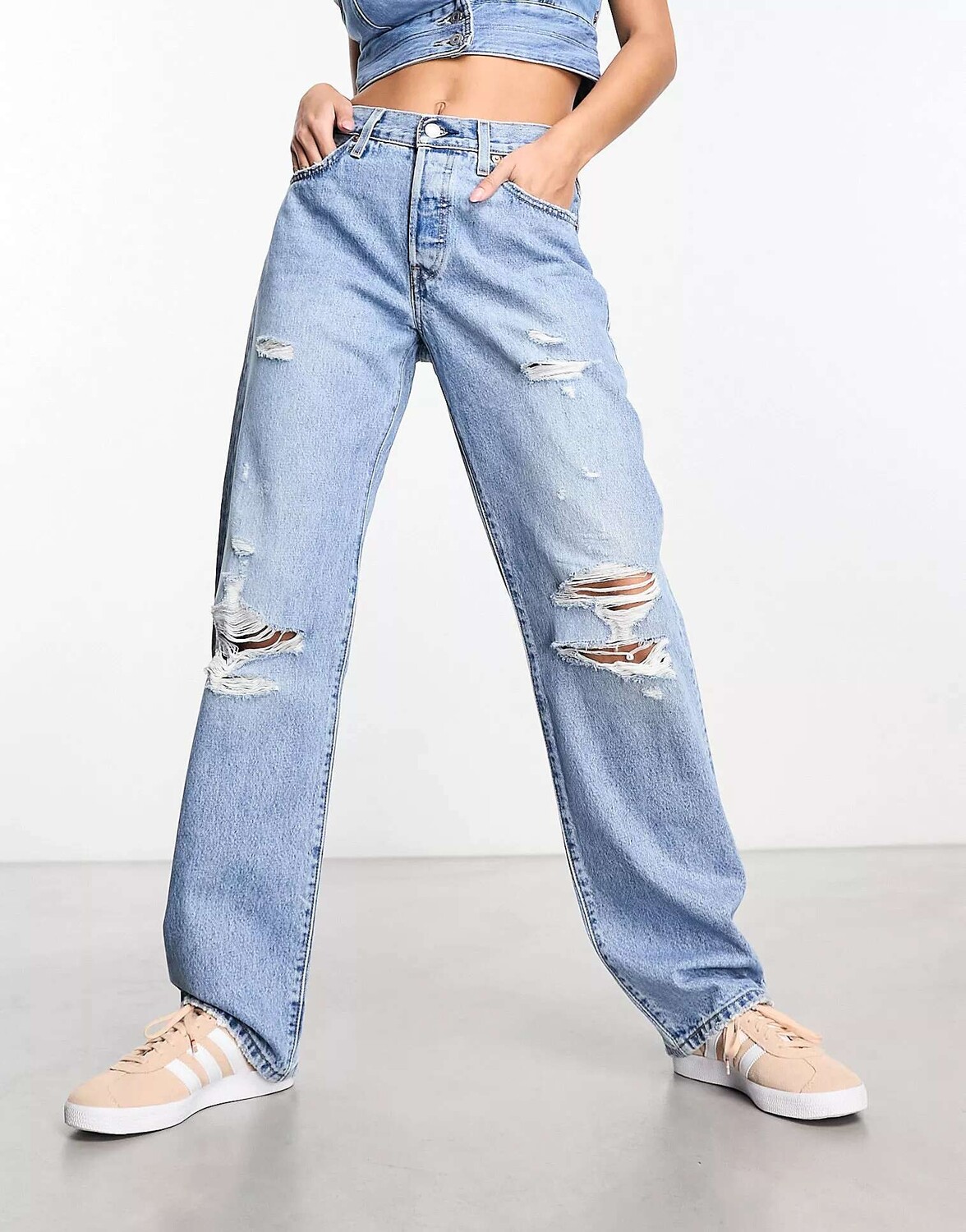 

Голубые джинсы Levi's 501 90-х годов