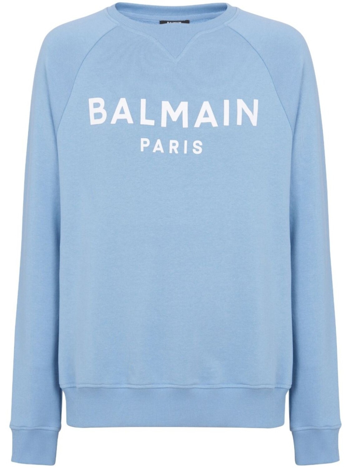 

Balmain толстовка из органического хлопка с логотипом, синий