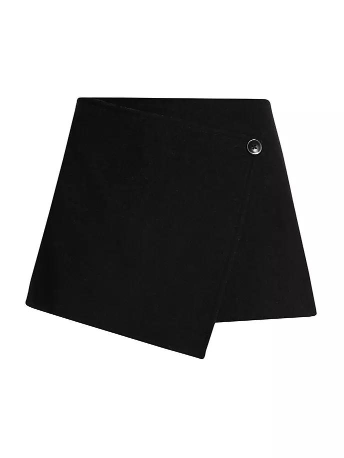 

Двусторонняя мини-юбка Melton Proenza Schouler White Label, черный
