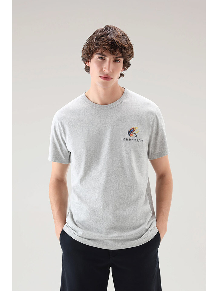 

Футболка Woolrich Lakeside, серый