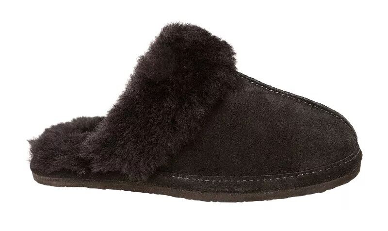

Женские шлепанцы Minnetonka из овчины, черный
