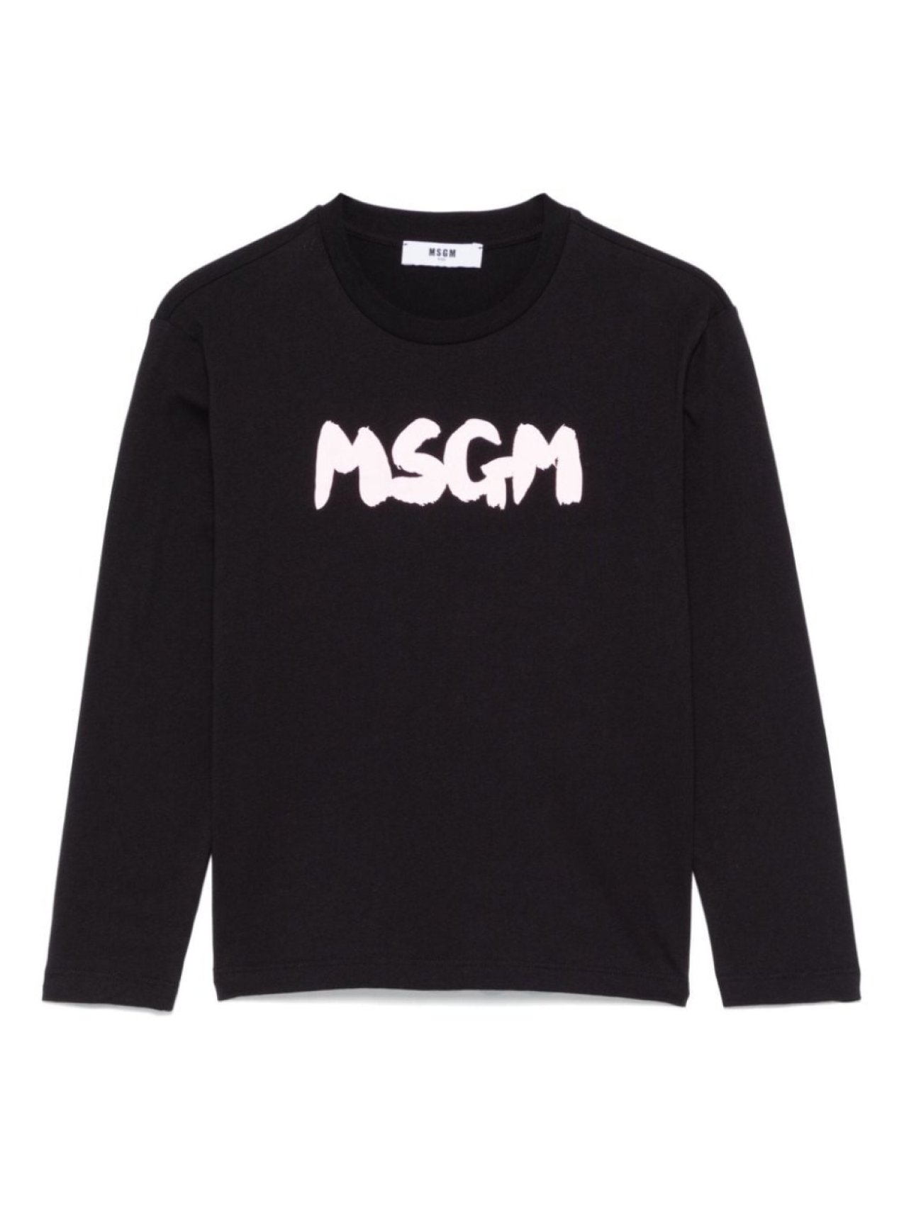 

MSGM Kids футболка с логотипом, черный