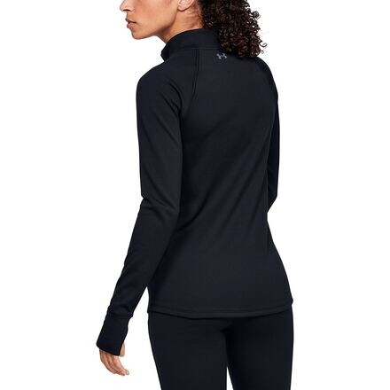 

Топ с молнией 1/2 Base 4.0 — женский Under Armour, цвет Black/Pitch Gray