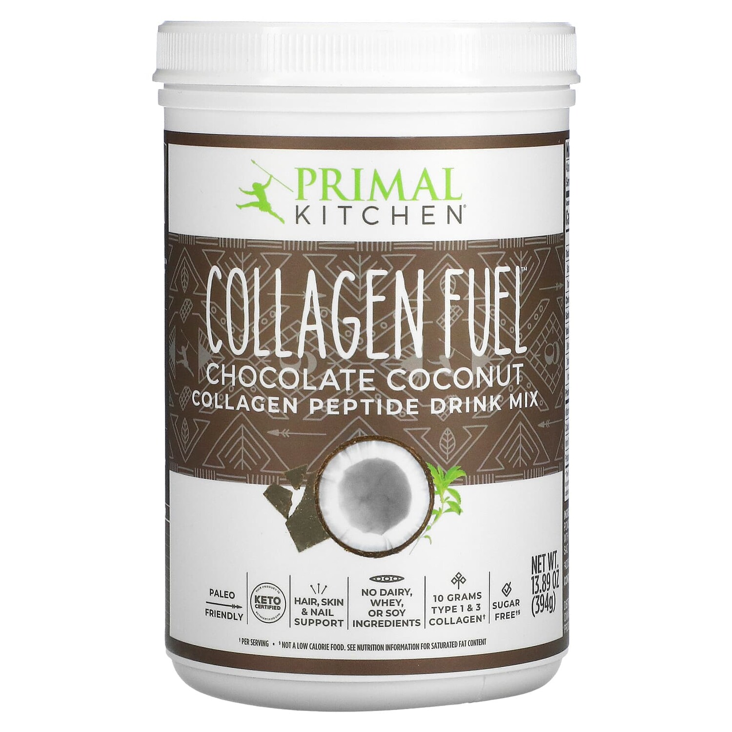 

Collagen Fuel, шоколад и кокос, 394 г (13,89 унции), Primal Kitchen