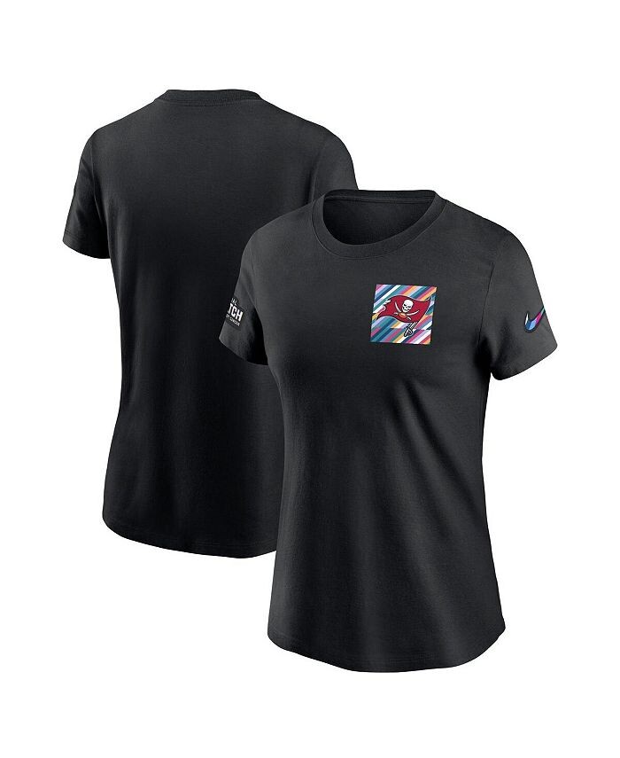 

Черная женская футболка Tampa Bay Buccaneers 2023 NFL Crucial Catch Sideline Tri-Blend Nike, черный