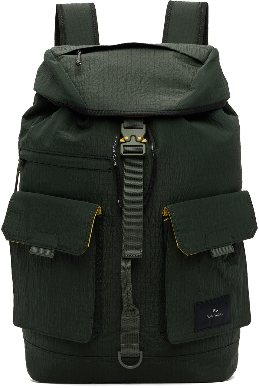 

Зеленый нейлоновый рюкзак Ripstop Ps By Paul Smith