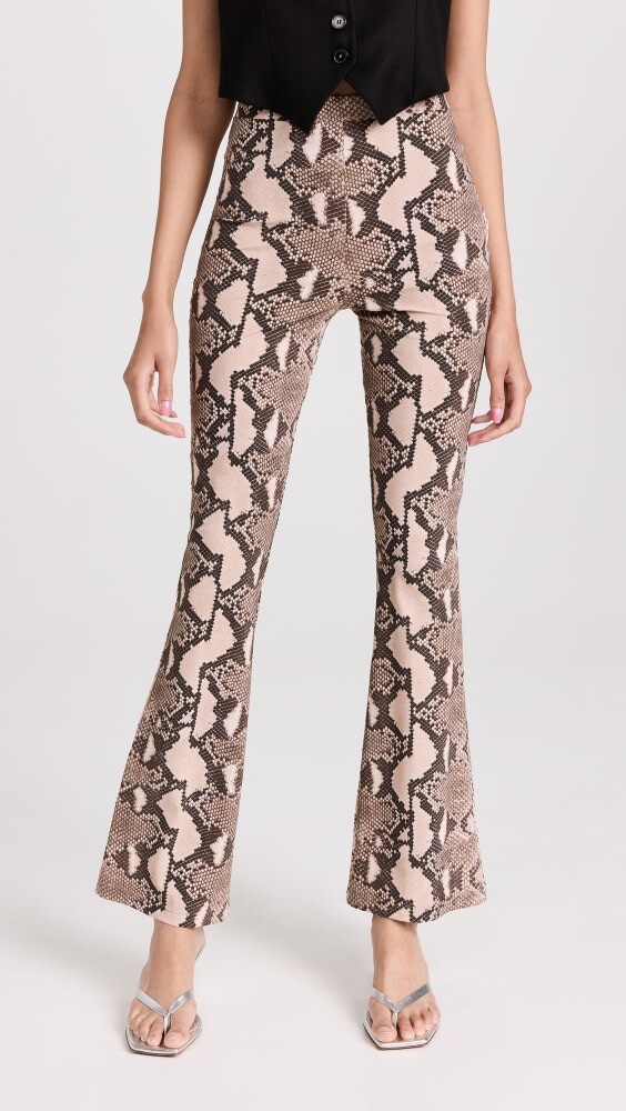 

Брюки Stella McCartney Phyton Print Phyton Jersey Print, разноцветный