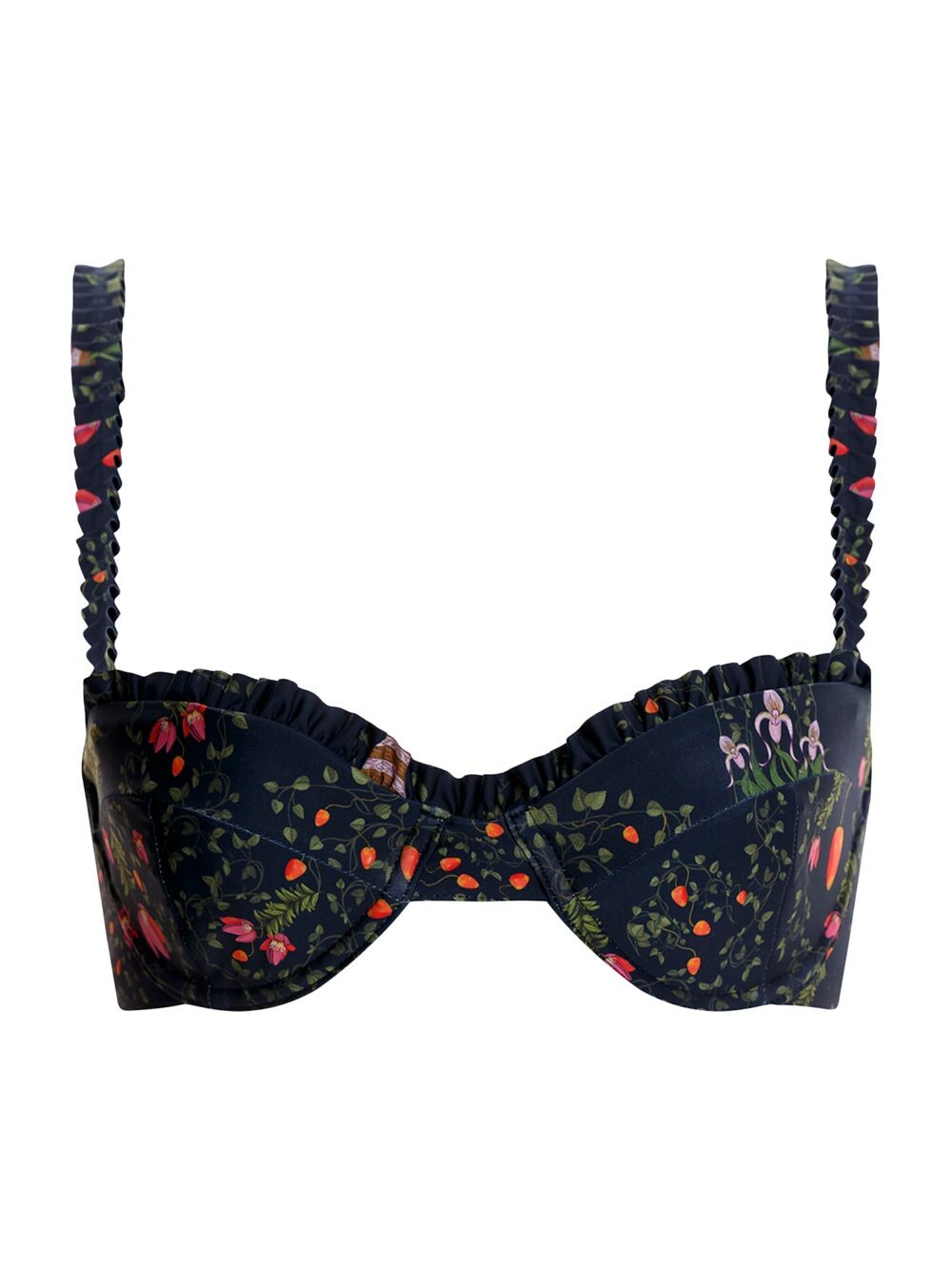 

Верх бикини на косточках Agraz Bouquet Agua by Agua Bendita, синий