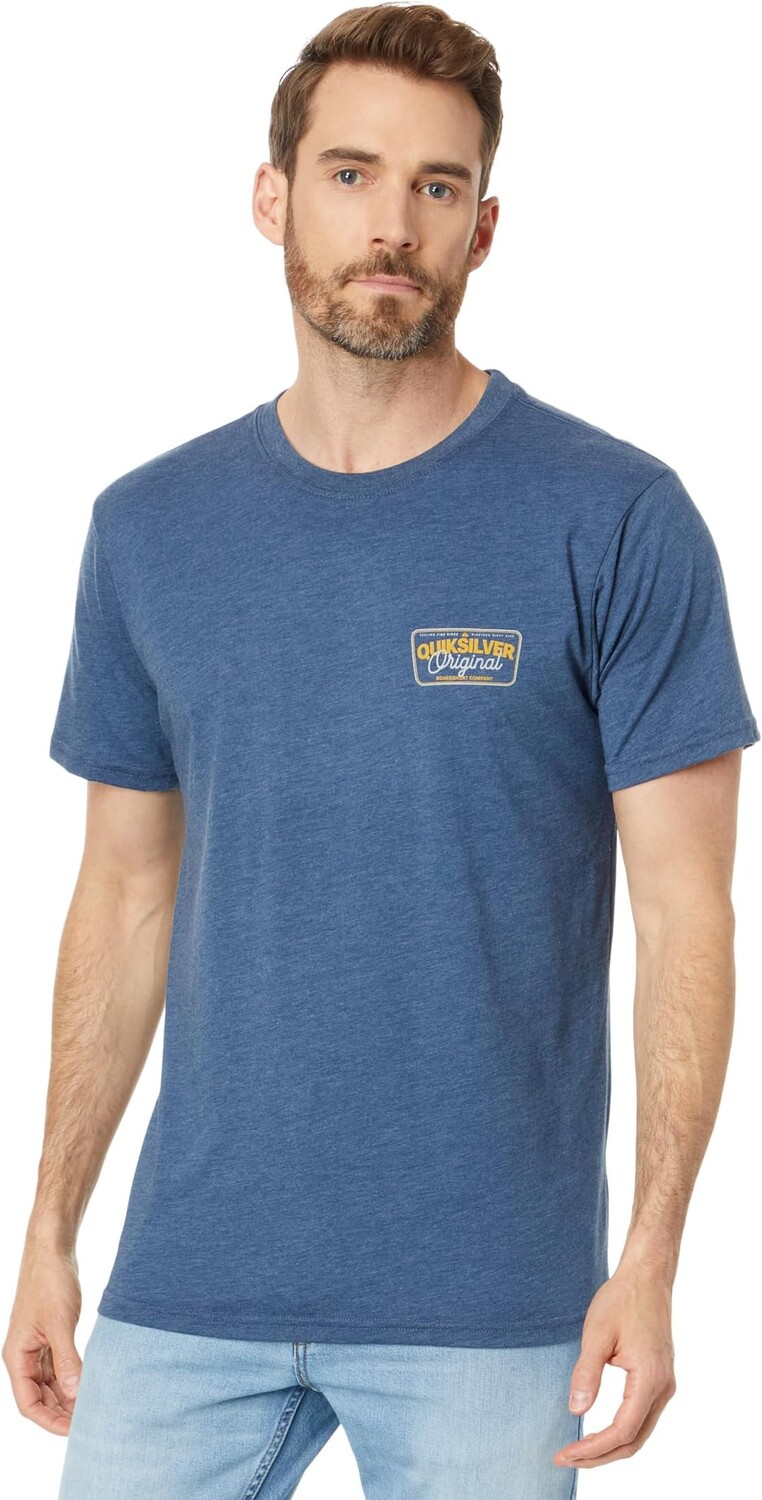 

Футболка с короткими рукавами Adrenaline Spike Quiksilver, цвет Dark Denim Heather