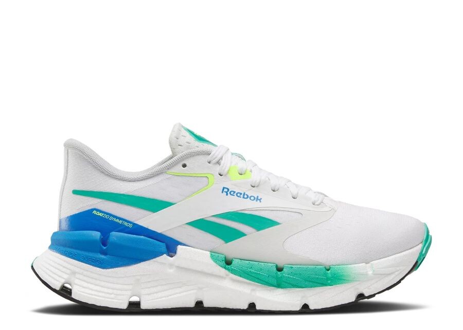 

Кроссовки Reebok Wmns FloatZig Symmetros, цвет White Unleashed Green Blue
