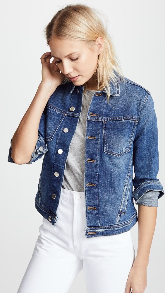 

Куртка L'AGENCE Celine Slim Fit Distressed