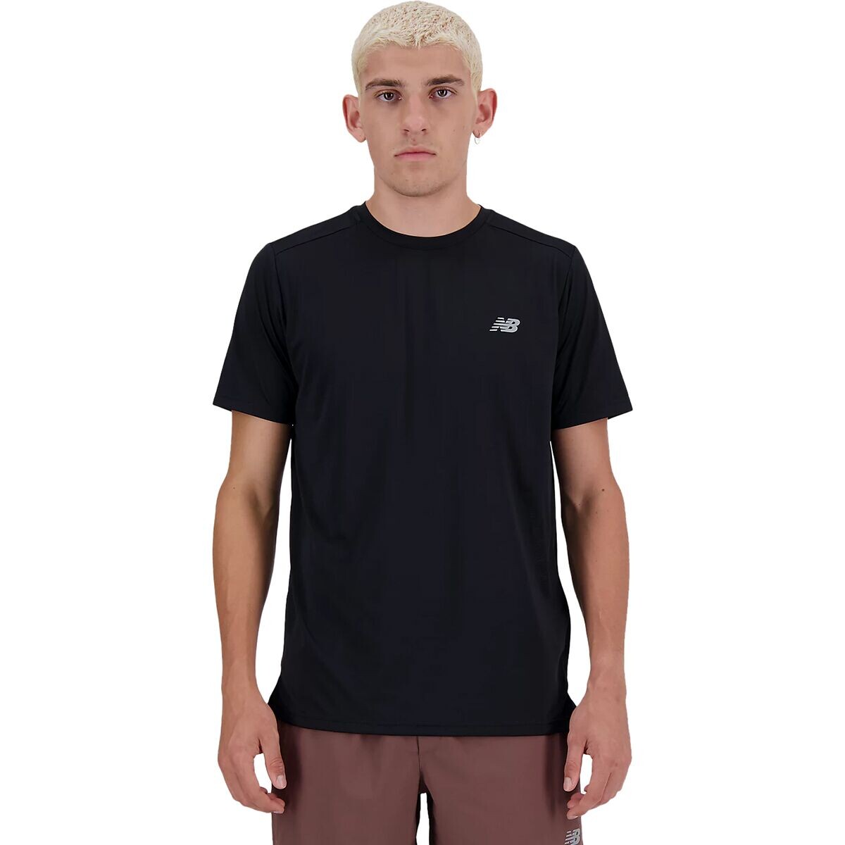 

Футболка для бега sport essentials New Balance, черный